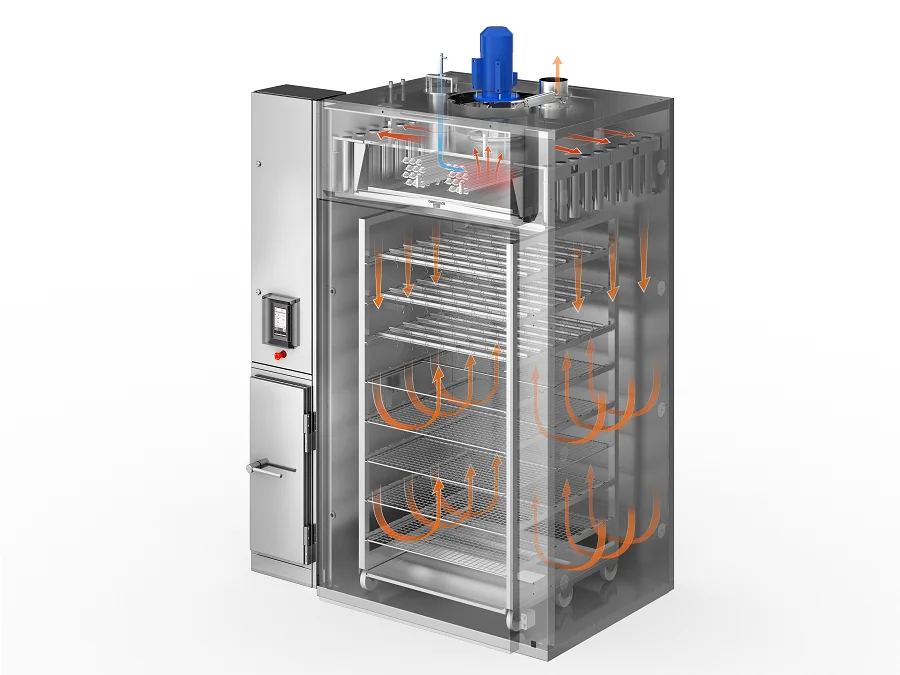Универсальная термокамера VARMEN UTM.250 с щеповым дымогенератором DL450